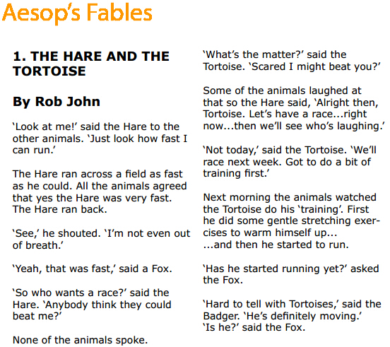 伊索寓言英文版故事 MP3+PDF